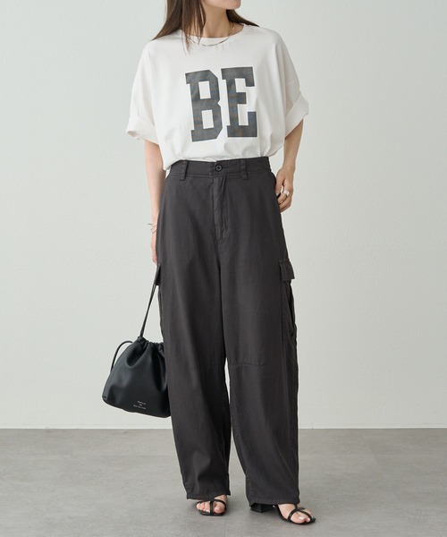 pual ce cin カーゴパンツ カーブシルエットカーゴパンツ レディース