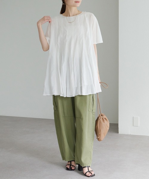 pual ce cin カーゴパンツ カーブシルエットカーゴパンツ レディース