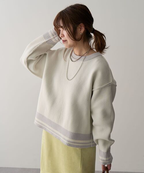 Green Parks（グリーンパークス） ニット セーター 2WAYリバーシブル