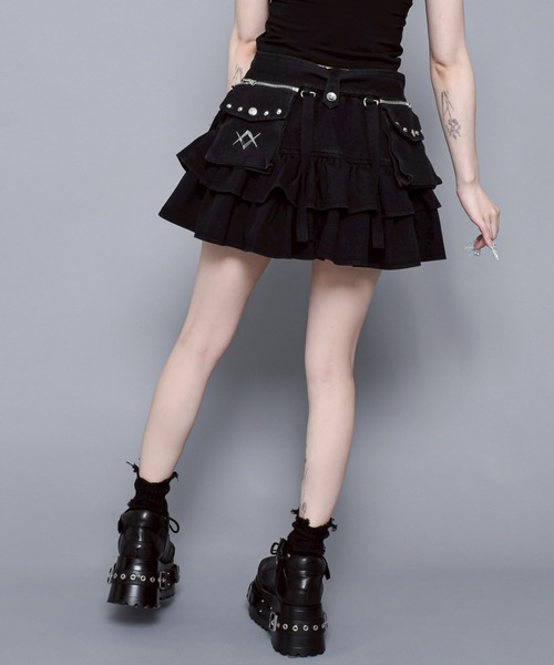 REFLEM（レフレム） デニムスカート 「REFLEM/レフレム」カーゴベルト