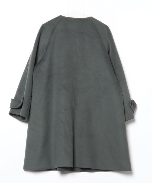 BEAUTY＆YOUTH UNITED ARROWS ノーカラーコート M グレー レディース