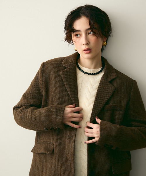 Trish（トリッシュ） ジャケット テーラードジャケット 裏キルティング