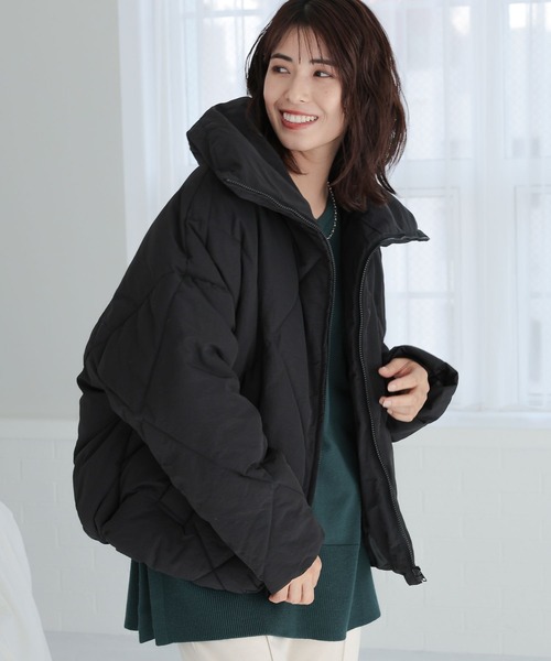 Elura（エルーラ） ダウンコート ダウンジャケット 中綿ダイヤキルト