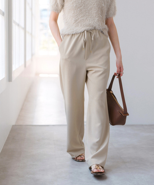 Spick＆Span（スピック アンド スパン） パンツ ダブルクロスイージー