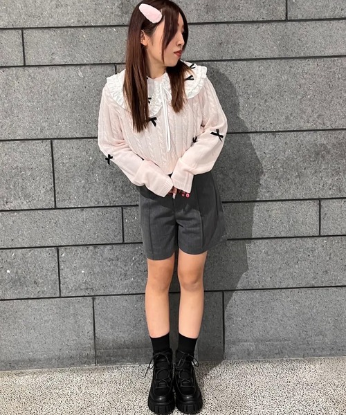 SPINNS（スピンズ） つけ襟 付け襟 つけるだけで甘かわ度UP彡フリル