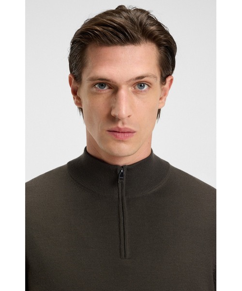 BOSS（HUGO BOSS） セーター ニット ジップネックセーター バージン