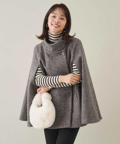 Shelly island（シェリーアイランド） ポンチョ ケープコート