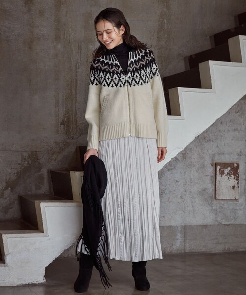 23区（ニジュウサンク） ストール マフラー ウールカシミヤ