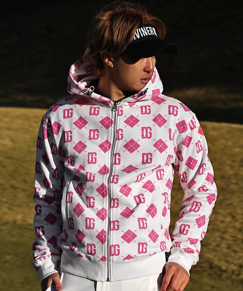 DIVINER GOLF（ディバイナー ゴルフ） ゴルフ 「DIVINER GOLF」総柄ZIP