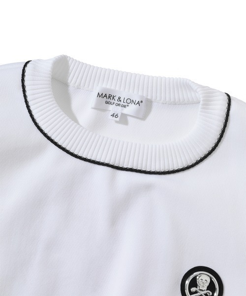 MARK & LONA マーク&ロナニットセーター薄手46 M 白