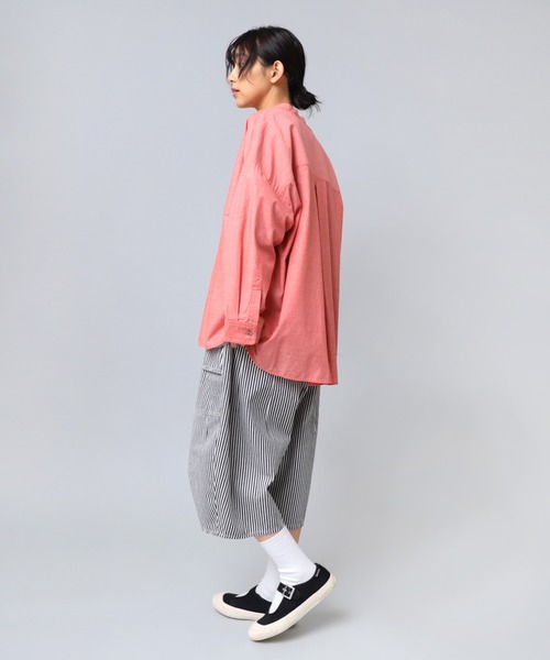 URCH RNA パンツ R4175 ダブルポケット膝下パンツ レディース