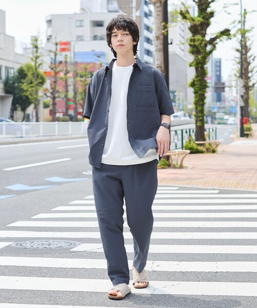 coen（コーエン） シャツ 「爽多(R)」リラックス半袖シャツ