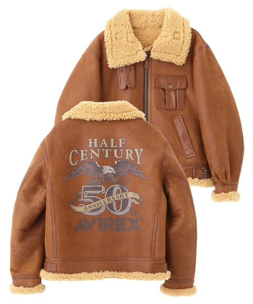 AVIREX（アヴィレックス） ムートンジャケット ムートンコート 「50th