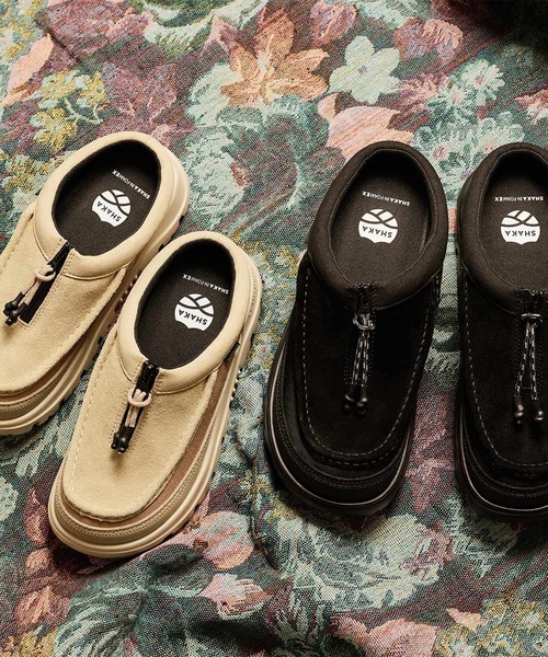 SHAKA（シャカ） デッキシューズ モカシン SHAKA ZIP MOCCASIN MULE EX