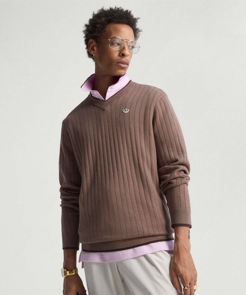 adidas（アディダス） セーター ニット オリジナルスゴルフ Vネック