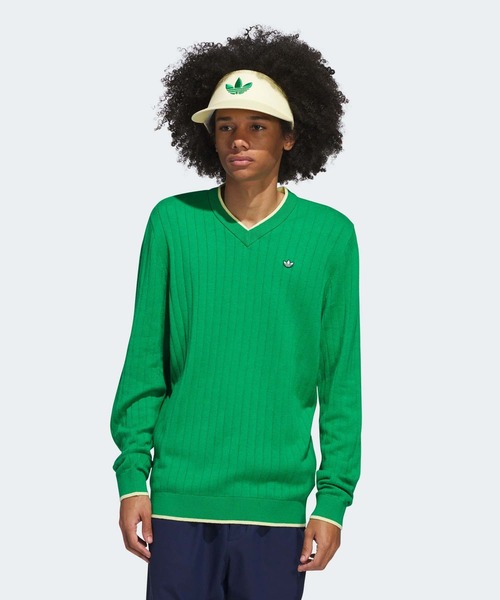 adidas（アディダス） セーター ニット オリジナルスゴルフ Vネック