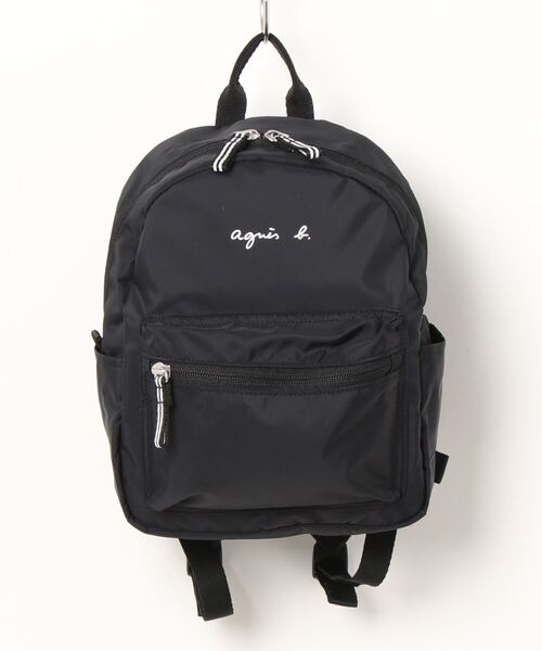 agnes b.（アニエスベー） リュック キッズ ロゴ ミニリュックサック