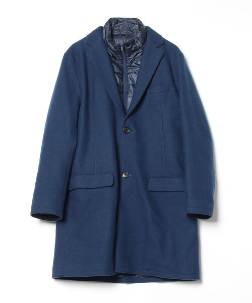 TOMORROWLAND（トゥモローランド） コート M ブルー メンズ : ZOZOTOWN