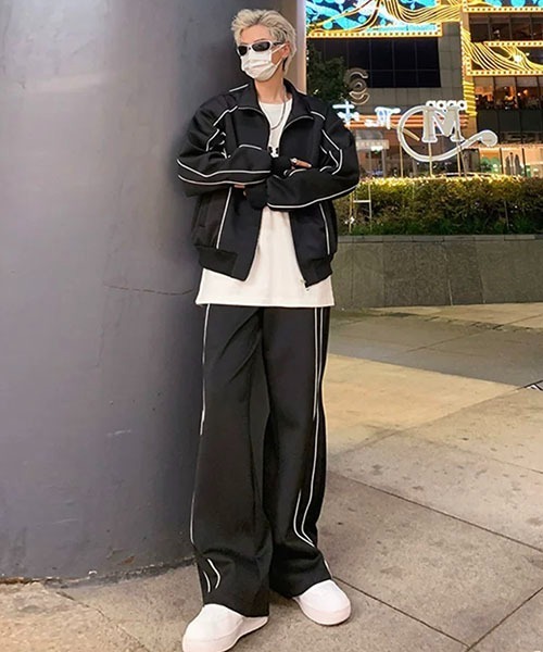 ROOP TOKYO ジャージ SETUP PIPING JACKET/セットアップ パイピング