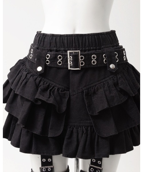 REFLEM（レフレム） スカート 「REFLEM/レフレム」ガーターベルト付き