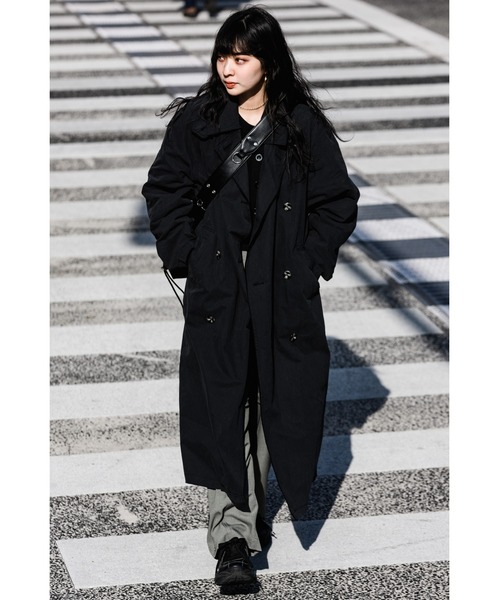 SLY（スライ） トレンチコート コート DAMAGE TRENCH COAT ダメージ