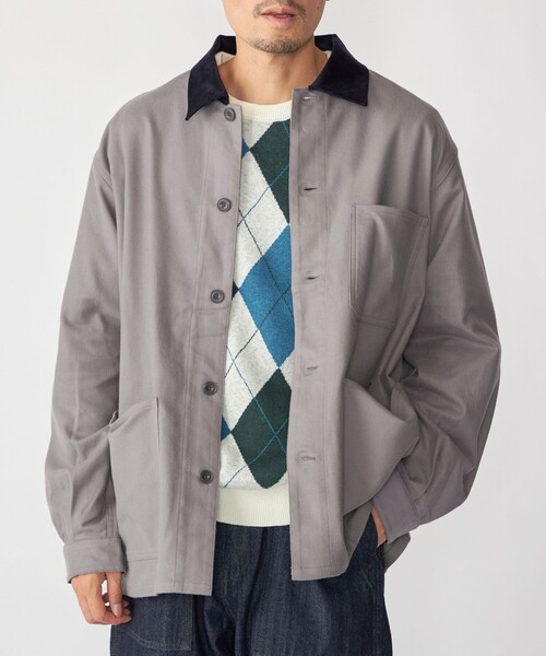 SHIPS（シップス） シャツ SHIPS:「手洗い可能」ライト ネル