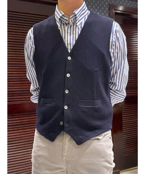 BROOKS BROTHERS（ブルックスブラザーズ） ベスト ジレ メリノウール V