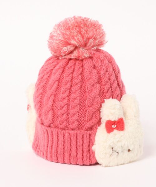 KP DECO（ケーピーデコ） ニット帽 ニットキャップ mimiちゃん付き