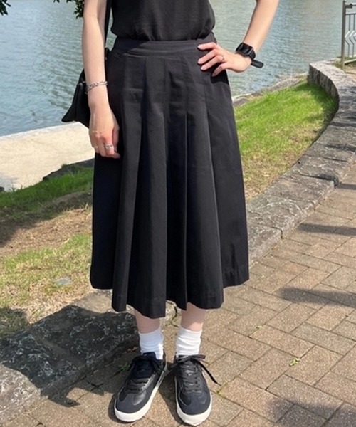 LACOSTE（ラコステ） スカート ミディプリーツスカート : ZOZOTOWN