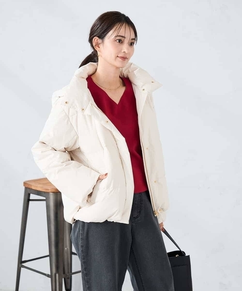 a.v.v（アー・ヴェ・ヴェ） コート アウター 「2WAY」スタンドネック