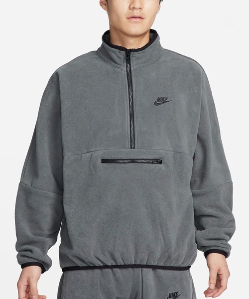 NIKE（ナイキ） ハーフジップ フリース ワンポイント刺繍 DX0526-010