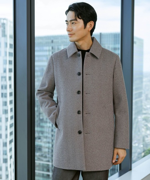 GLOBAL WORK（グローバルワーク） ステンカラーコート コート ウーリー