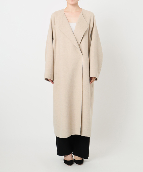 Deuxieme Classe（ドゥーズィエムクラス） ノーカラーコート コート