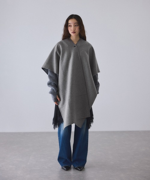 ADAM ET ROPE'（アダムエロペ） ストール マフラー カシミアブレンド