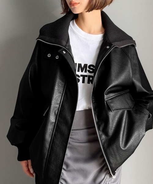 Java ブルゾン アウター ジャバコラボ」さっと羽織って、センスを