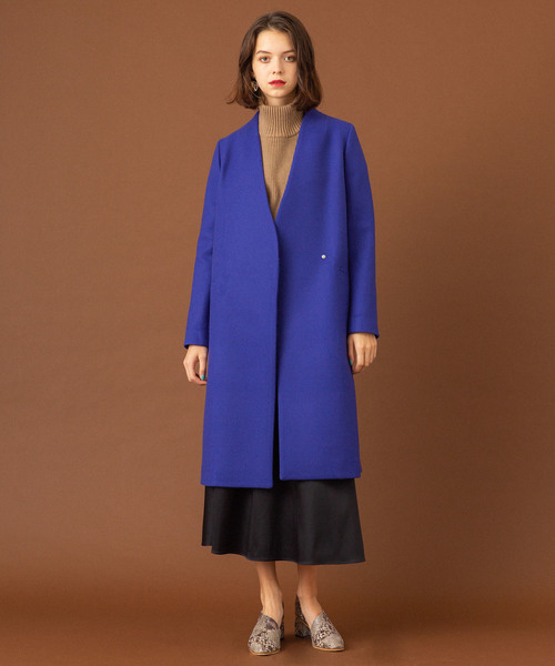 UNITED TOKYO（ユナイテッドトウキョウ） ノーカラーコート コート V