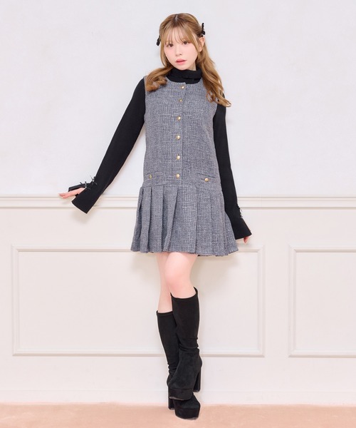 apres jour（アプレジュール） ワンピース 「襟取り外し可能」ノースリ