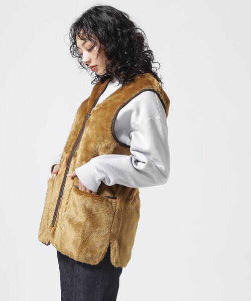 Barbour（バブアー） ベスト ジレ FUR LINER SL MLI0035 フロント