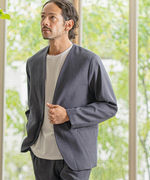 CAMBIO（カンビオ） ジャケット ノーカラージャケット mj9515