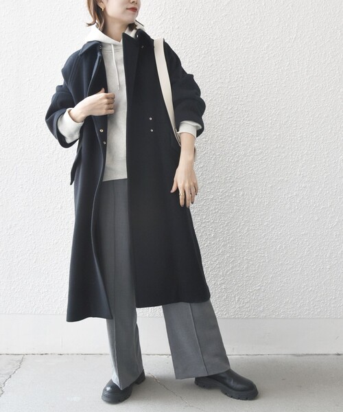 SHIPS any ステンカラーコート 「WEB限定」SHIPS any: ノンミュール