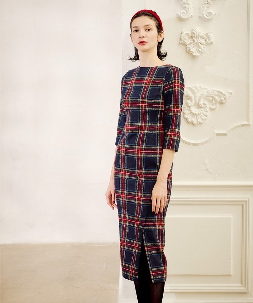 ワンピース フレンチレトロチェックワンピース : ZOZOTOWN Yahoo!店