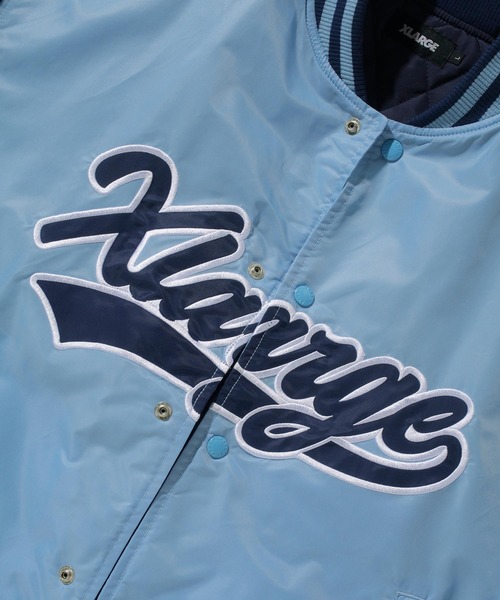 XLARGE（エクストラ ラージ） スタジャン S ライトブルー メンズ