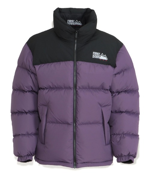FIRST DOWN（ファーストダウン） ダウンジャケット M パープル メンズ
