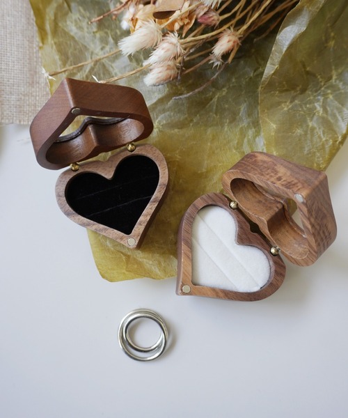 Port（ポート） 収納 ハート型 指輪 ケース / ジュエリー ボックス