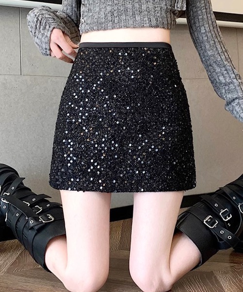REMUR スカート スパンコールミニスカート : ZOZOTOWN Yahoo!店 - 通販