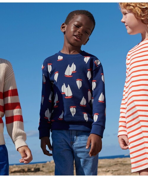 PETIT BATEAU（プチバトー） トレーナー スウェットプルオーバー
