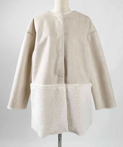 PICCIN（ピッチン） ムートンコート ボアコート フェイクムートン