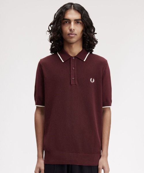 FRED PERRY（フレッドペリー） ポロシャツ Pique Stitch Knitted Polo
