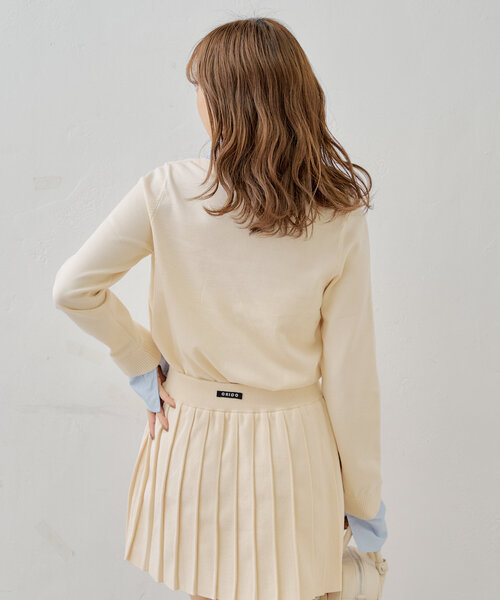 Chico（チコ） ニット セーター 「セットアップ」襟付きポロニット