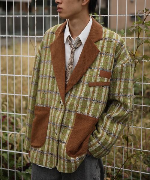 ジャケット テーラードジャケット HOOK -original- チェック柄